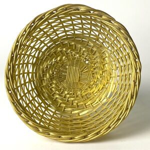 Gold Woven Basket